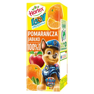Hortex Sok 100% pomarańcza jabłko 27 x 200 ml