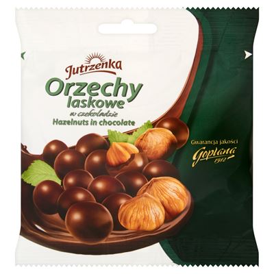 JUTRZENKA Orzechy laskowe w czekoladzie 80g