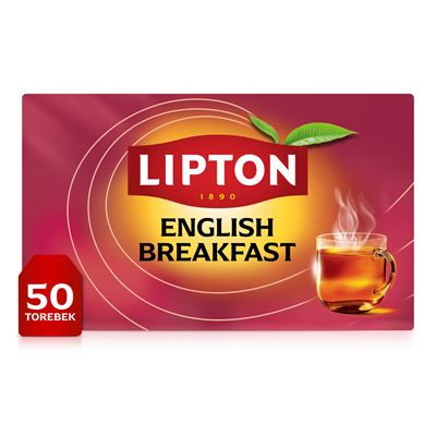 Lipton English Breakfast 50 torebek 100g