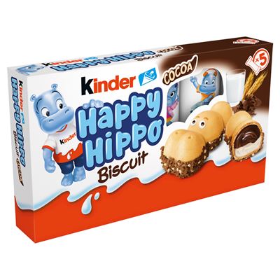 Kinder Happy Hippo Wafelek z nadzieniem 5 sztuk 103,5 g
