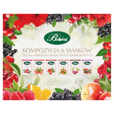 BIFIX Herbata owocowa kompozycja 30 kopert 60 g