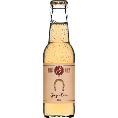 THREE CENTS Ginger Beer 24 x 200 ml