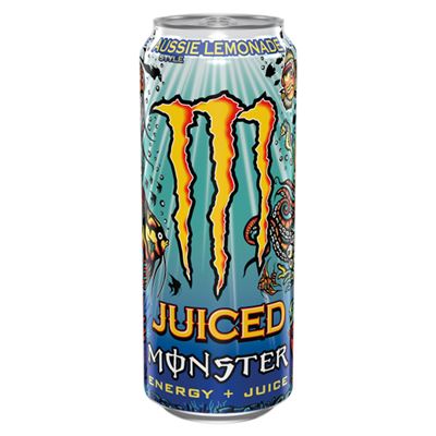 MONSTER Aussie Lemon Napój energetyzujący 12 x 500 ml puszka [kaucja]
