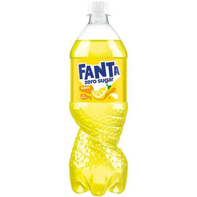 FANTA Zero Lemon Napój gazowany bez cukru 12 x 850 ml [kaucja]