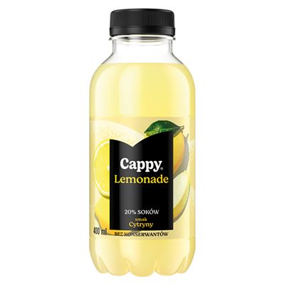 Cappy Lemonade Napój niegazowany smak cytryny 12 x 400 ml [kaucja]