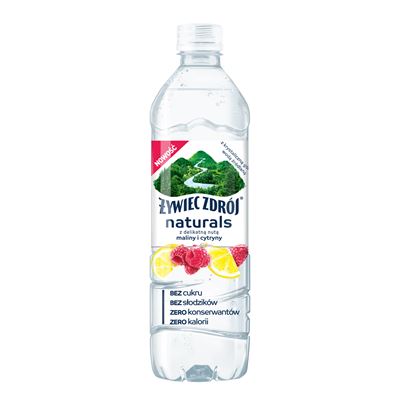 ŻYWIEC ZDRÓJ Naturals malina i cytryna Napój niegazowany 6x500 ml [kaucja]