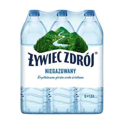 ŻYWIEC ZDRÓJ Woda źródlana niegazowana 6 x 1,5 l [kaucja]