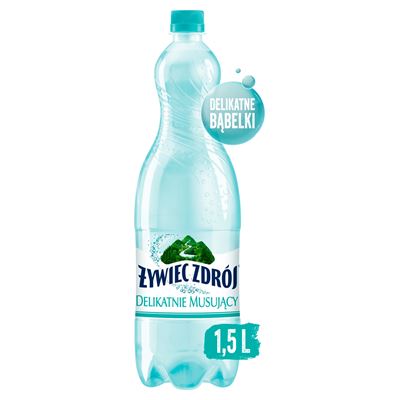 ŻYWIEC ZDRÓJ Woda źródlana delikatnie musująca 6 x 1,5 l [kaucja]