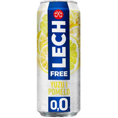 LECH Free YUZU puszki 4 x 500 ml [kaucja]