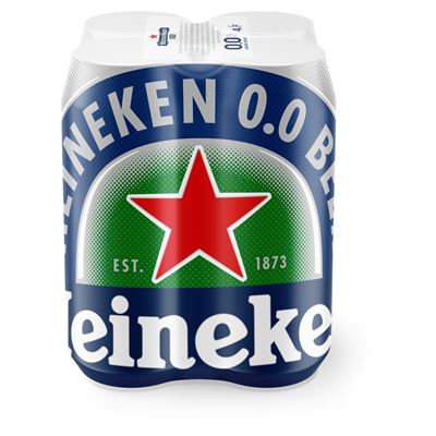 Heineken Piwo bezalkoholowe 4 x 500 ml puszka [kaucja]