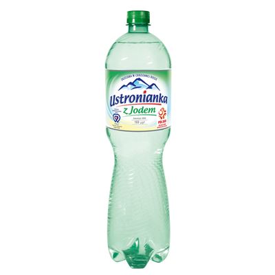 Ustronianka Woda mineralna z jodem gazowana 6 x 1,5 l [kaucja]