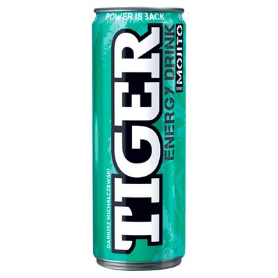 TIGER Mojito Napój energetyzujący 12 x 250 ml puszka [kaucja]