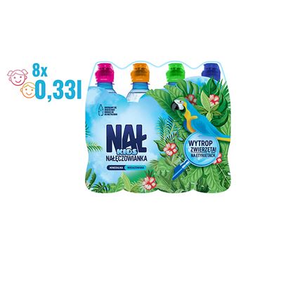 NAŁĘCZOWIANKA Woda mineralna Kids niegazowana 8x330ml [kaucja]