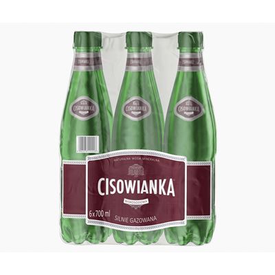 CISOWIANKA Woda mineralna silnie gazowana 6x700ml [kaucja]