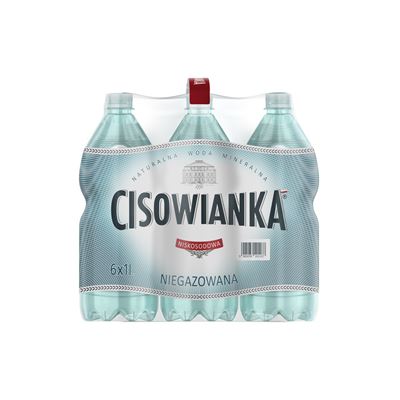 CISOWIANKA Woda mineralna niegazowana niskosodowa 6 x 1 l [kaucja]