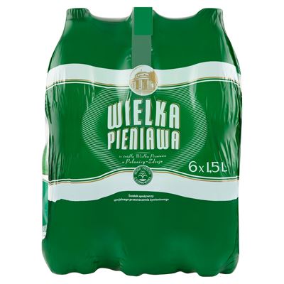 WIELKA PIENIAWA lecznicza Woda mineralna niegazowana 6 x 1,5 l [kaucja]