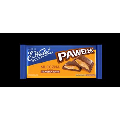 E. Wedel Pawełek Czekolada mleczna o smaku Pawełka toffi 100 g