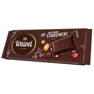 Wawel Czekolada przysmak studencki 80 g