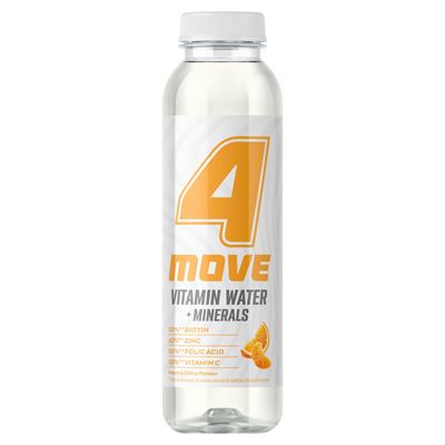 4MOVE Vitamin Water Collagen Napój niegazowany o smaku brzoskwiniowo-cytrynowym 6 x 556 ml [kaucja]