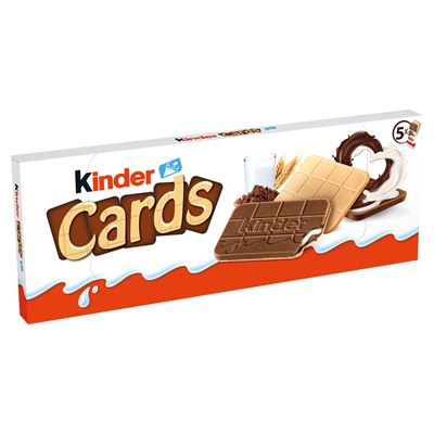 Kinder Cards Waffle Cookies with Milk and Cocoa Filling 128 g
