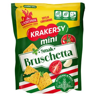 LAJKONIK Krakersy mini Bruschetta 100 g