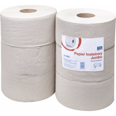 aro Papier toaletowy Jumbo makulaturowy 6 rolek