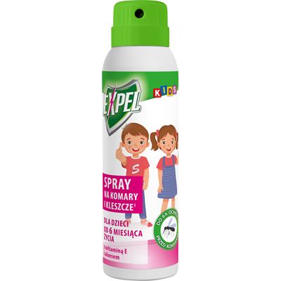 EXPEL Kids Spray na komary i kleszcze 90 ml