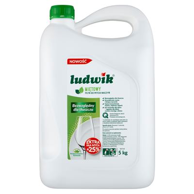 ludwik Płyn do mycia naczyń miętowy 5 kg