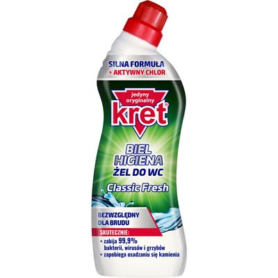 KRET Viel Higiena Classic Fresh Żel do WC 750 g