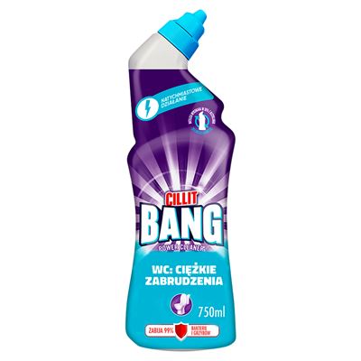 CILLIT BANG Trudne zabrudzenia Produkt do czyszczenia i dezynfekcji muszli toaletowej 750 ml