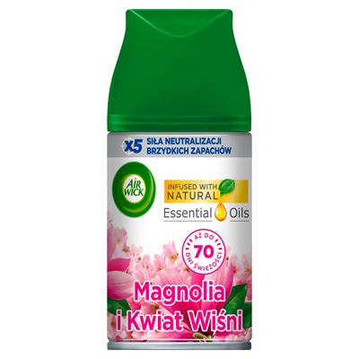 AIR WICK Wkład do odświeżacza powietrza magnolia i kwiat wiśni 250 ml
