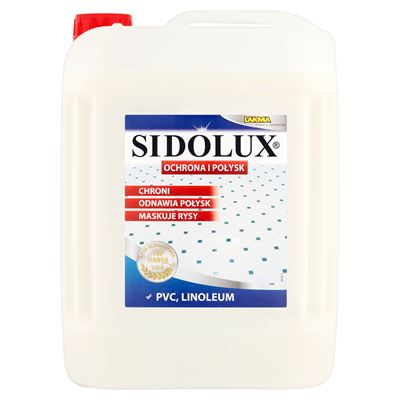 SIDOLUX Nabłyszczanie Środek do ochrony i nabłyszczania PVC i linoleum 5 l