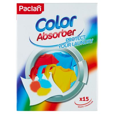 Paclan chusteczki wyłapujące kolory Color Absorber 34 g 15 sztuk