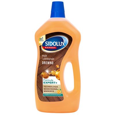 SIDOLUX EXPERT Płyn do mycia podłóg Drewno z olejkiem pomarańczowym 750ml