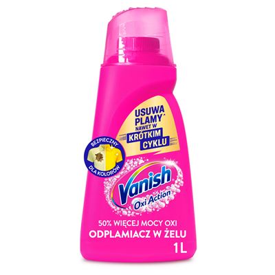 Vanish Oxi Action Odplamiacz do tkanin w płynie 1 l