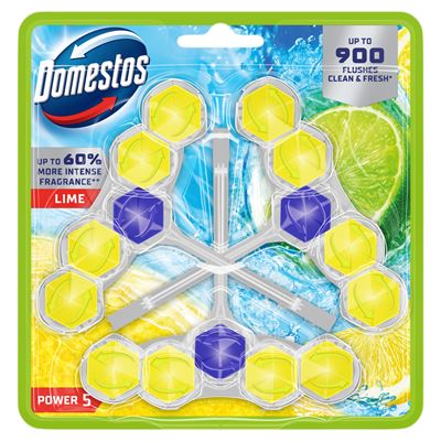 Domestos Power 5 Kostka do WC lime 150 g (3 x 50 g)
