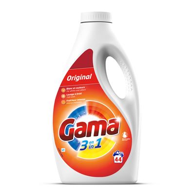 Gama Żel do prania original 3w1 44 prania 1,98 l