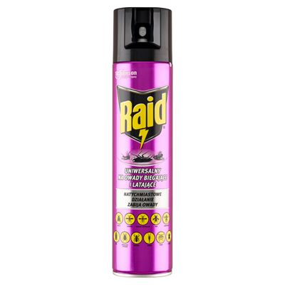 Raid Aerozol uniwersalny na owady biegające i latające 400 ml