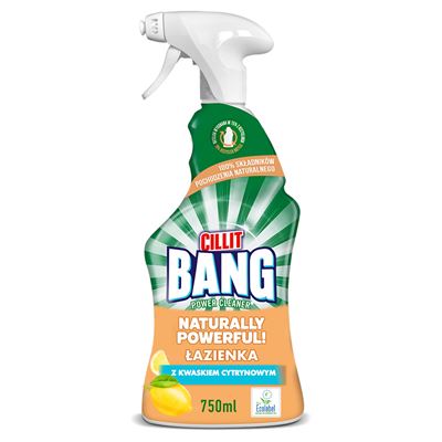 CILLIT BANG Naturally Powerful Spray do czyszczenia łazienki 750 ml