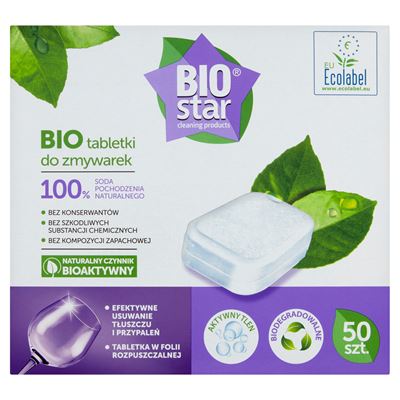 BIOstar Lemon Tabletki do zmywarki 50 sztuk