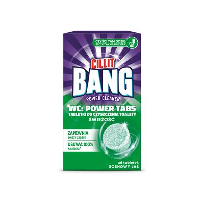 CILLIT BANG Tabletki do czyszczenia WC sosnowy las 6 sztuk 135 g