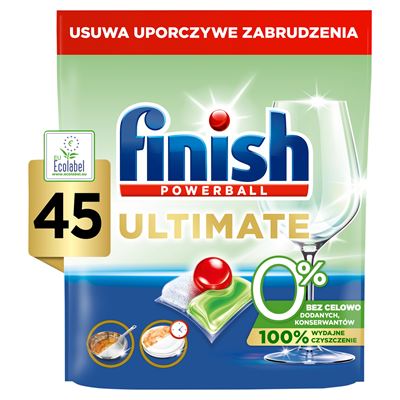finish Kapsułki do zmywarki Ultimate All in 1 0% 45 sztuk
