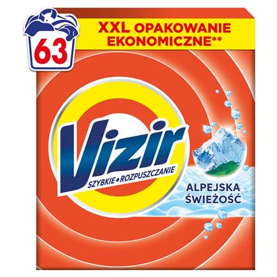 VIZIR Proszek do prania Alpine Fresh 63 prań 3,465 kg