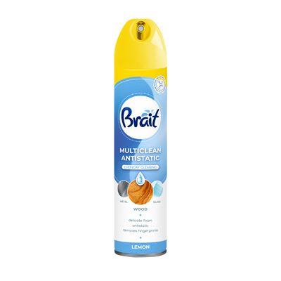 Brait Multiclean Antistatic Lemon Spray do mebli 300 ml