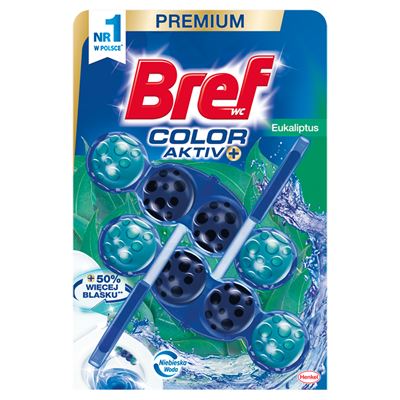 Bref WC Color Aktiv Zawieszka do muszli WC eukaliptus 50 g 2 sztuki