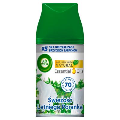 AIR WICK Wkład do automatycznego odświeżacza powietrza świeżość letniego poranka 250 ml