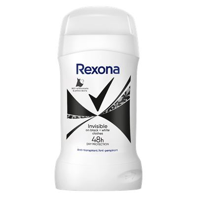 Rexona Invisible Black & White Dezodorant w sztyfcie 50 ml