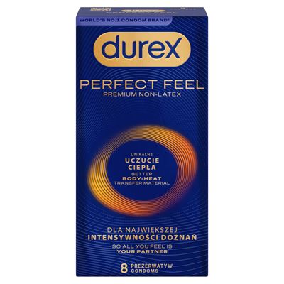 durex Prezerwatywy Perfect Feel 8 sztuk