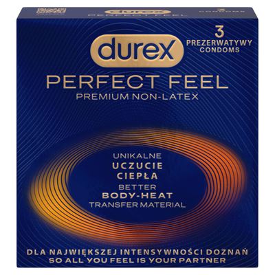 durex Prezerwatywy Perfect Feel 3 sztuki