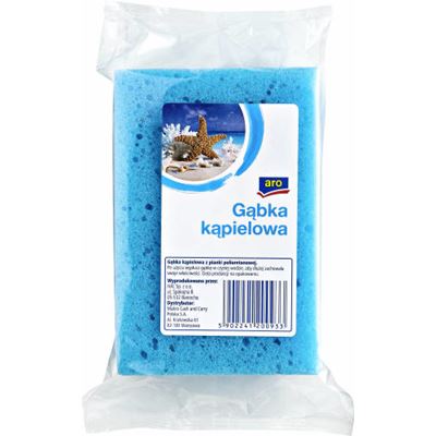 aro Gąbka do kapieli niebieska